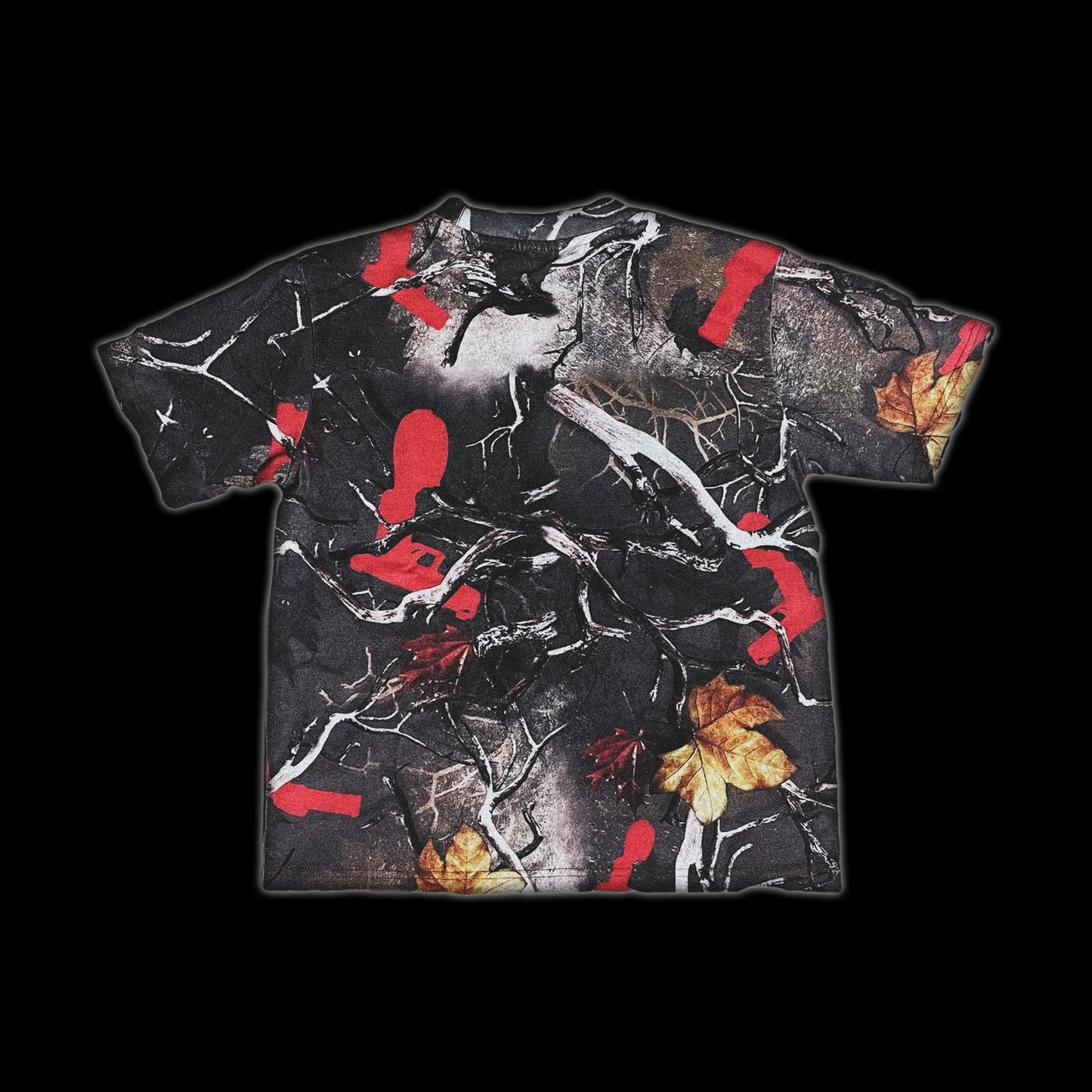 Throwaway Camo Tee Red